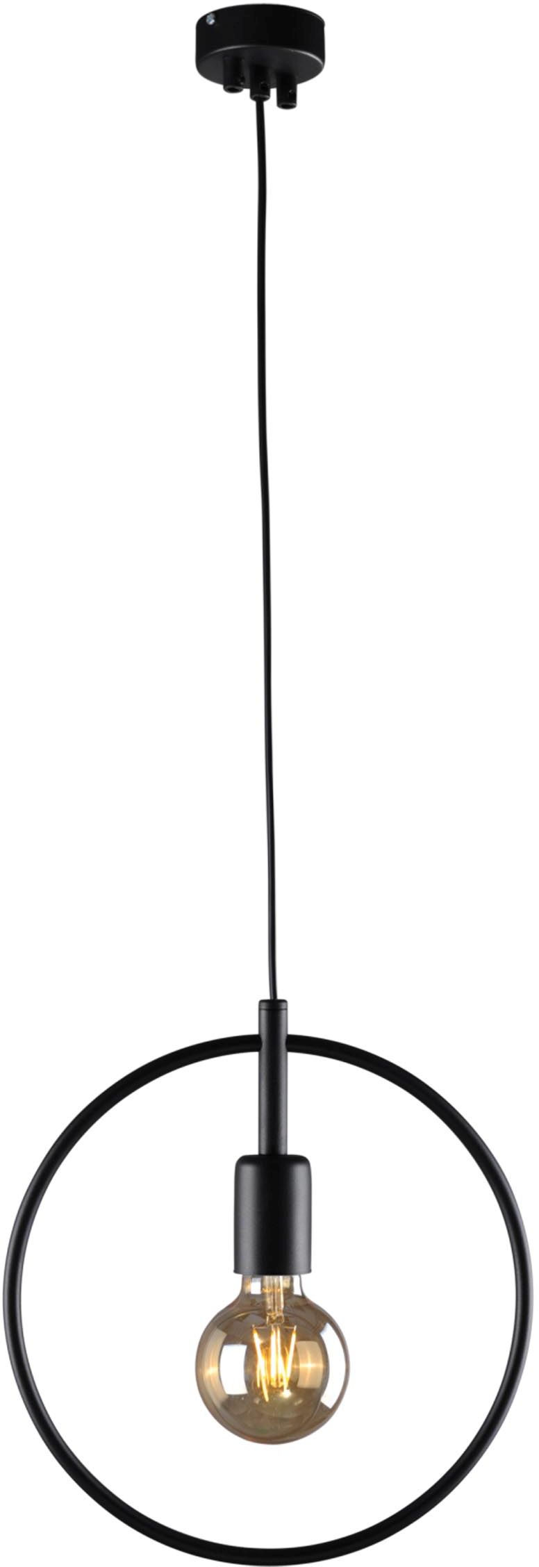 Kaja Geo lampă suspendată 1x60 W negru K-3833