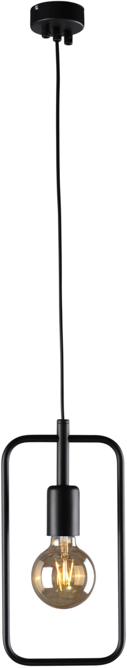 Kaja Geo lampă suspendată 1x60 W negru K-3830