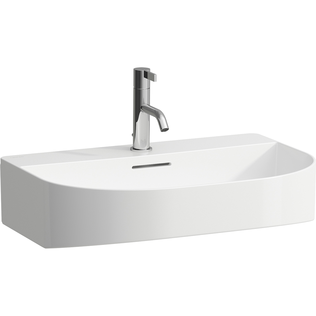 Laufen Sonar lavoar 60x42 cm semicircular clasică-mobilier alb mat H8163427571041