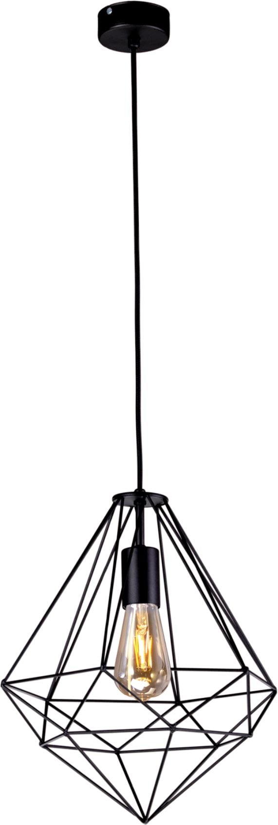 Kaja Marko lampă suspendată 1x60 W negru K-4000