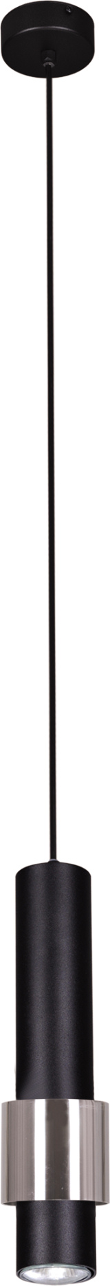 Kaja Nikos lampă suspendată 1x10 W negru-crom K-4713