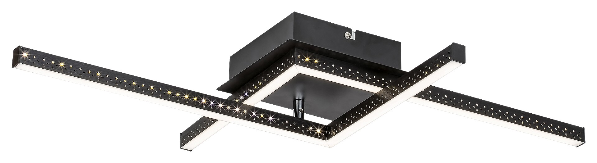 Rabalux Casimir lampă de tavan 2x23 W alb-negru 5267