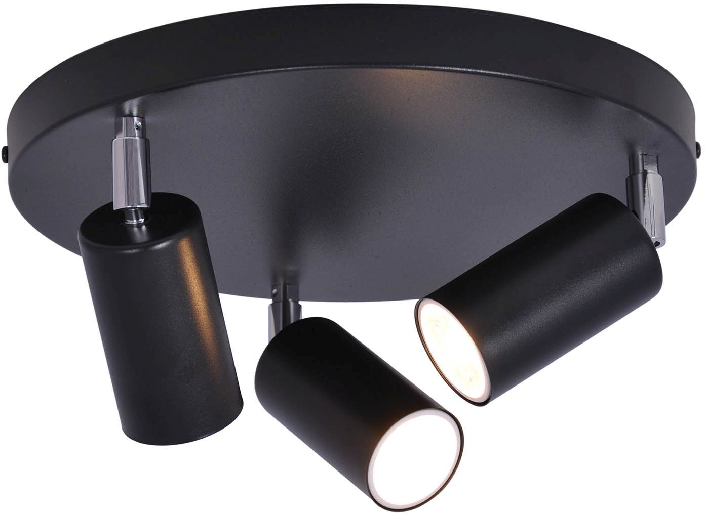 Kaja Monti lampă de tavan 3x10 W negru K-4455