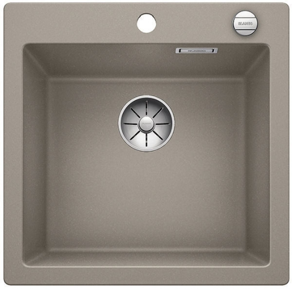 Blanco Pleon 5 chiuvetă din granit 51.5x51 cm maro 523683