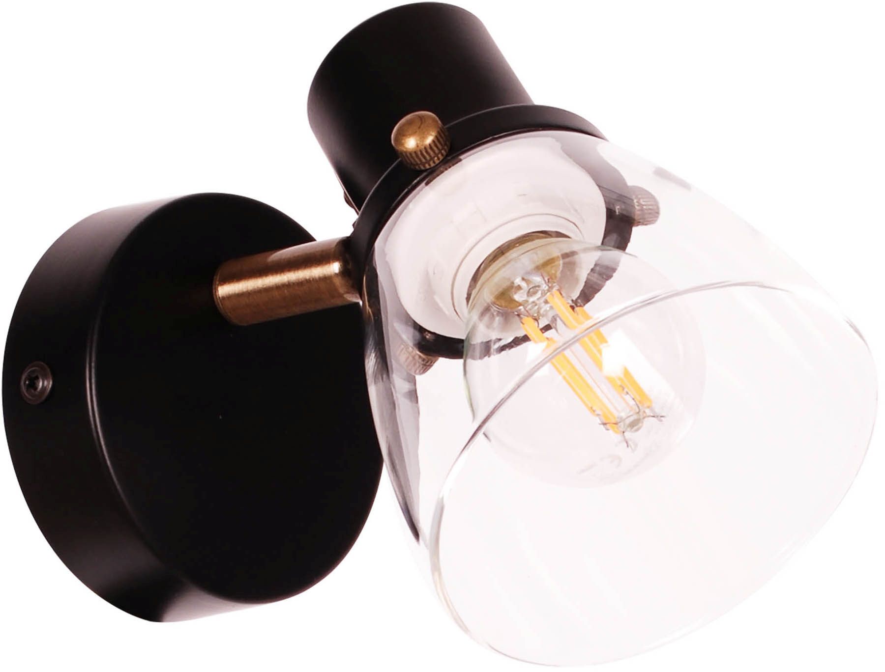 Kaja Elnis plafonier 1x25 W negru K-8122