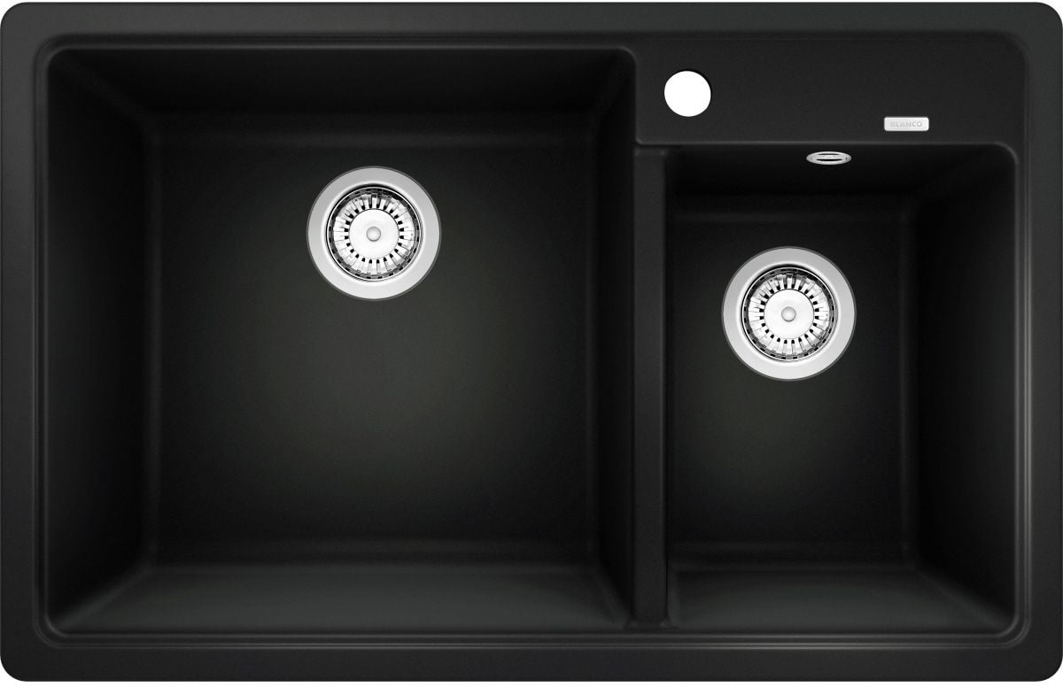 Blanco Legra 8 chiuvetă din granit 78x50 cm negru 526223