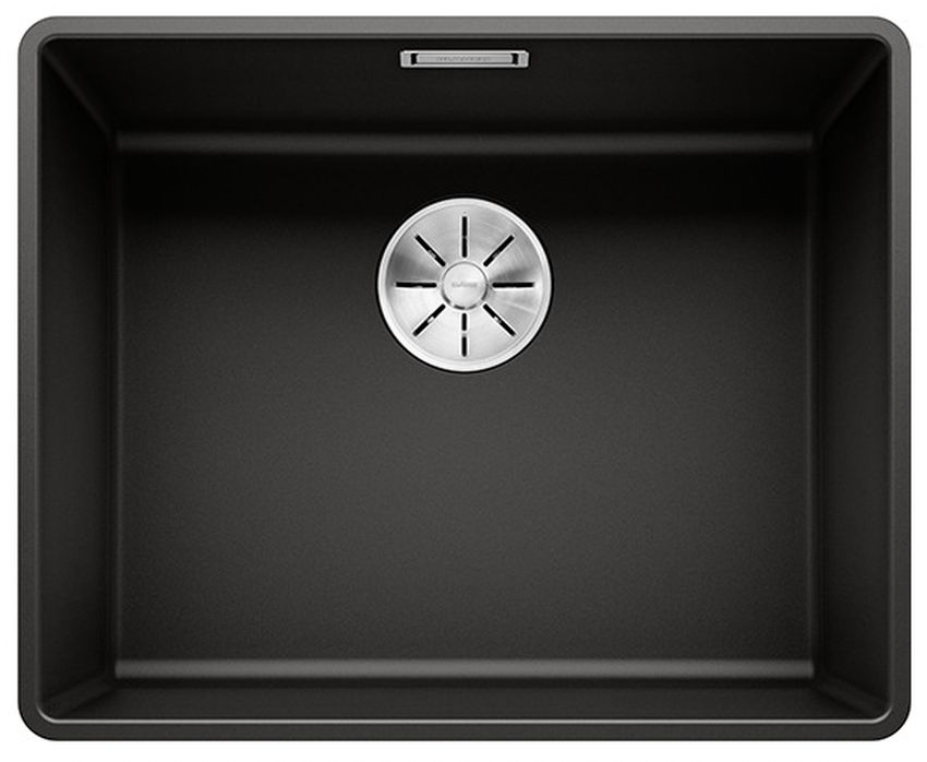 Blanco Subline 500-F chiuvetă din granit 52.7x42.7 cm negru 525994