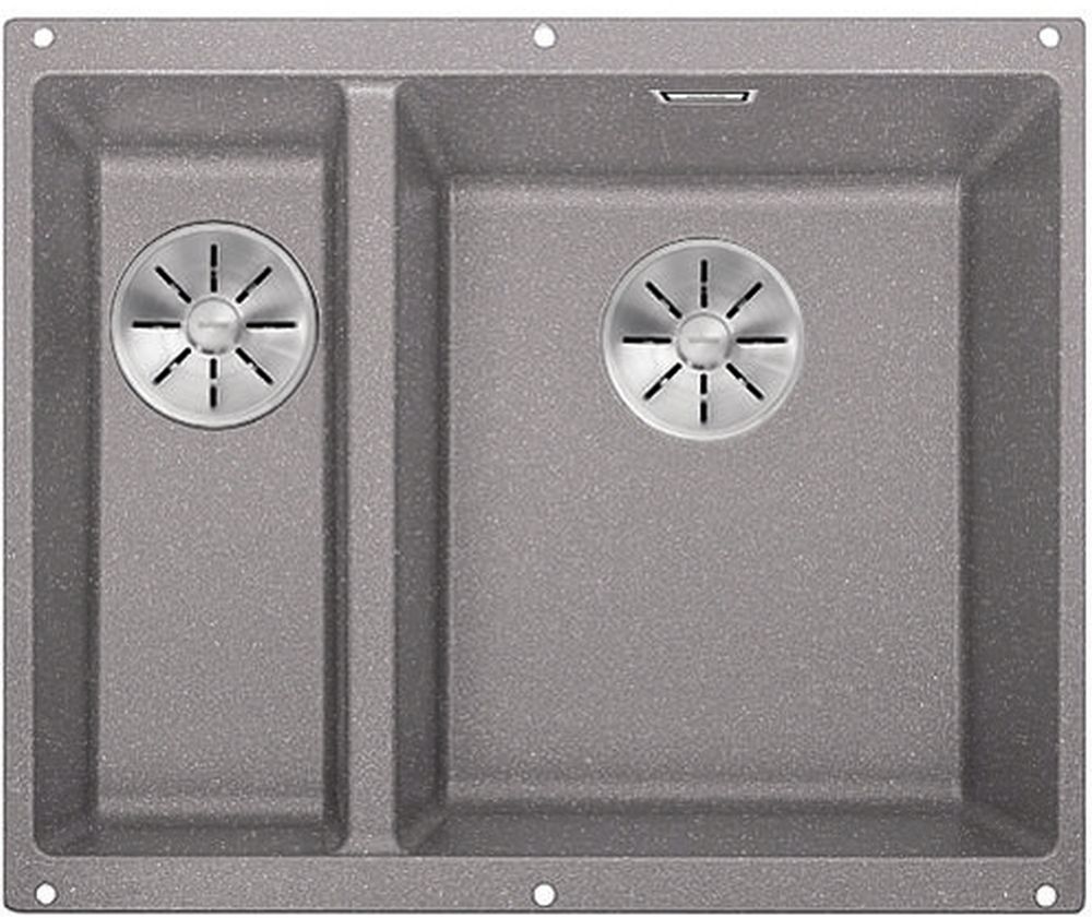 Blanco Subline 340/160-U chiuvetă din granit 55.5x46 cm gri/grafit/onix 523560