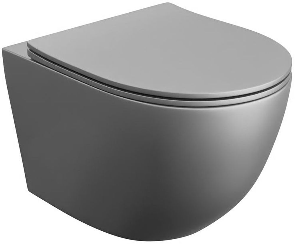 LaVita Sinto vas wc agăţat fără margine gri mat 5900378314271