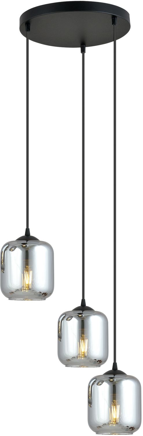 Emibig Storm 3 Premium lampă suspendată 3x40 W negru 1176/3PREM