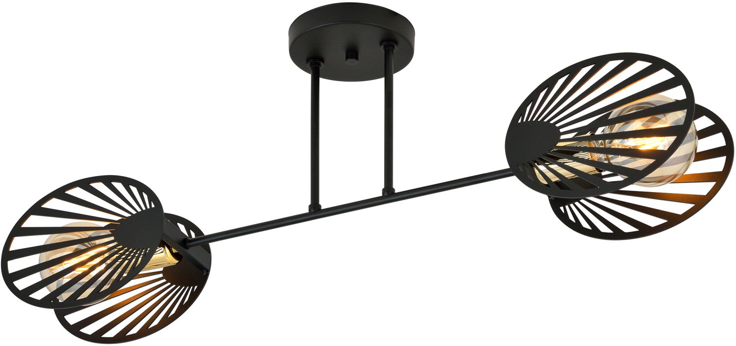 Emibig Talia lampă de tavan 2x15 W negru-auriu 1181/2