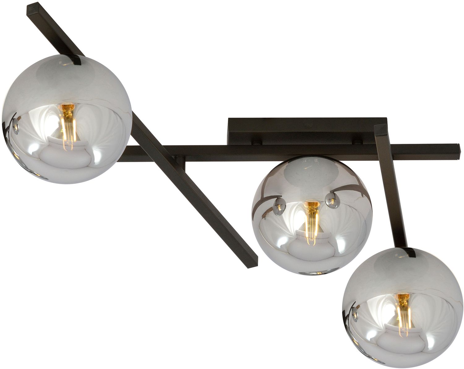 Emibig Smart lampă de tavan 3x10 W negru-grafit 1104/3