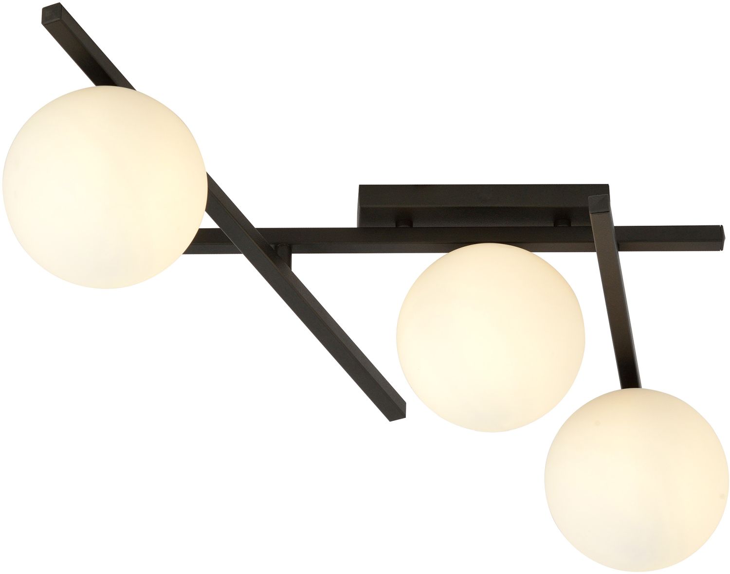 Emibig Smart lampă de tavan 3x10 W negru-opal 1103/3