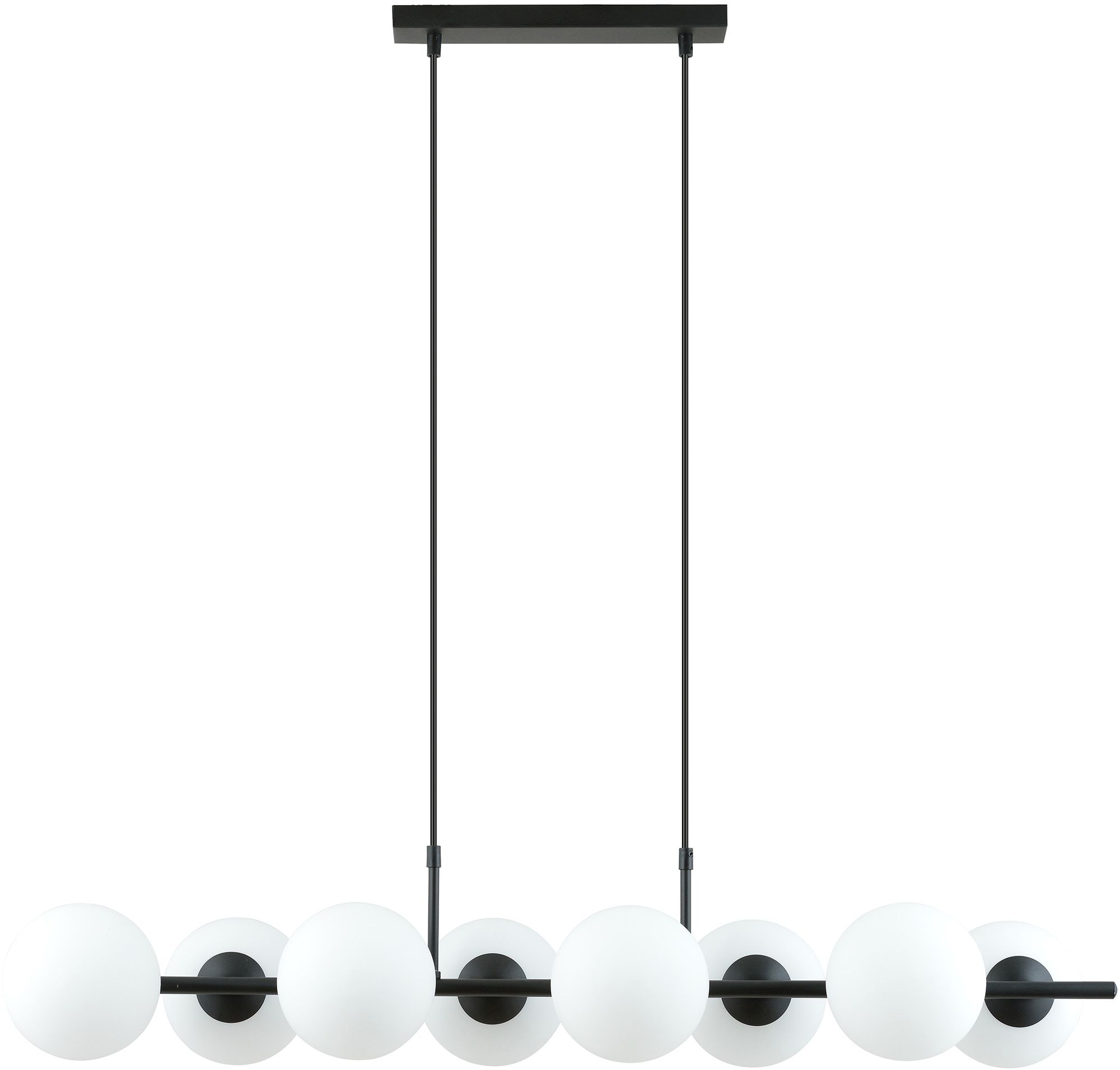 Emibig Rory lampă suspendată x10 W alb-negru 1205/8