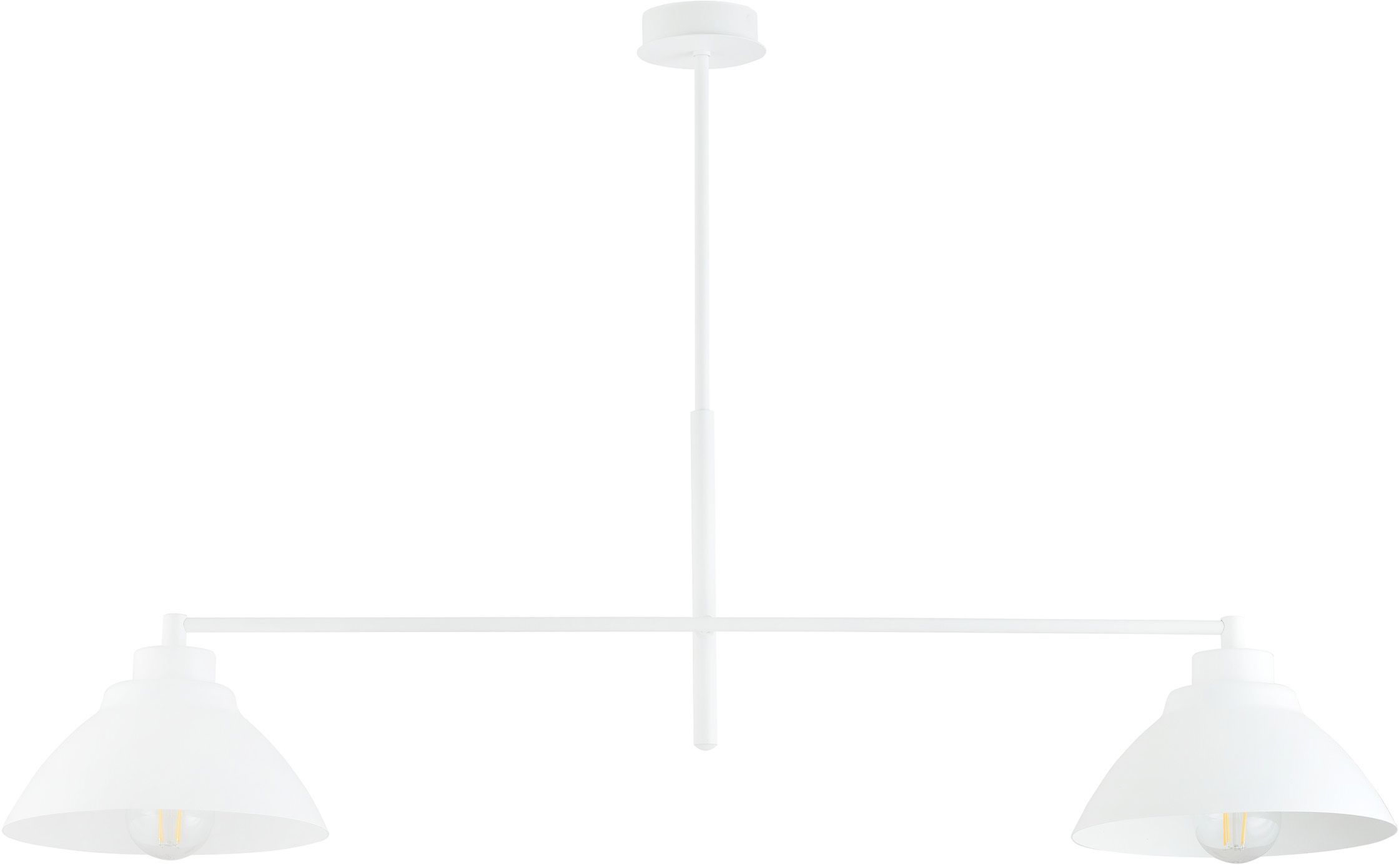 Emibig Maverick lampă de tavan 2x15 W alb 1212/2
