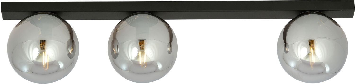 Emibig Fit lampă de tavan 3x40 W negru-grafit 1122/3