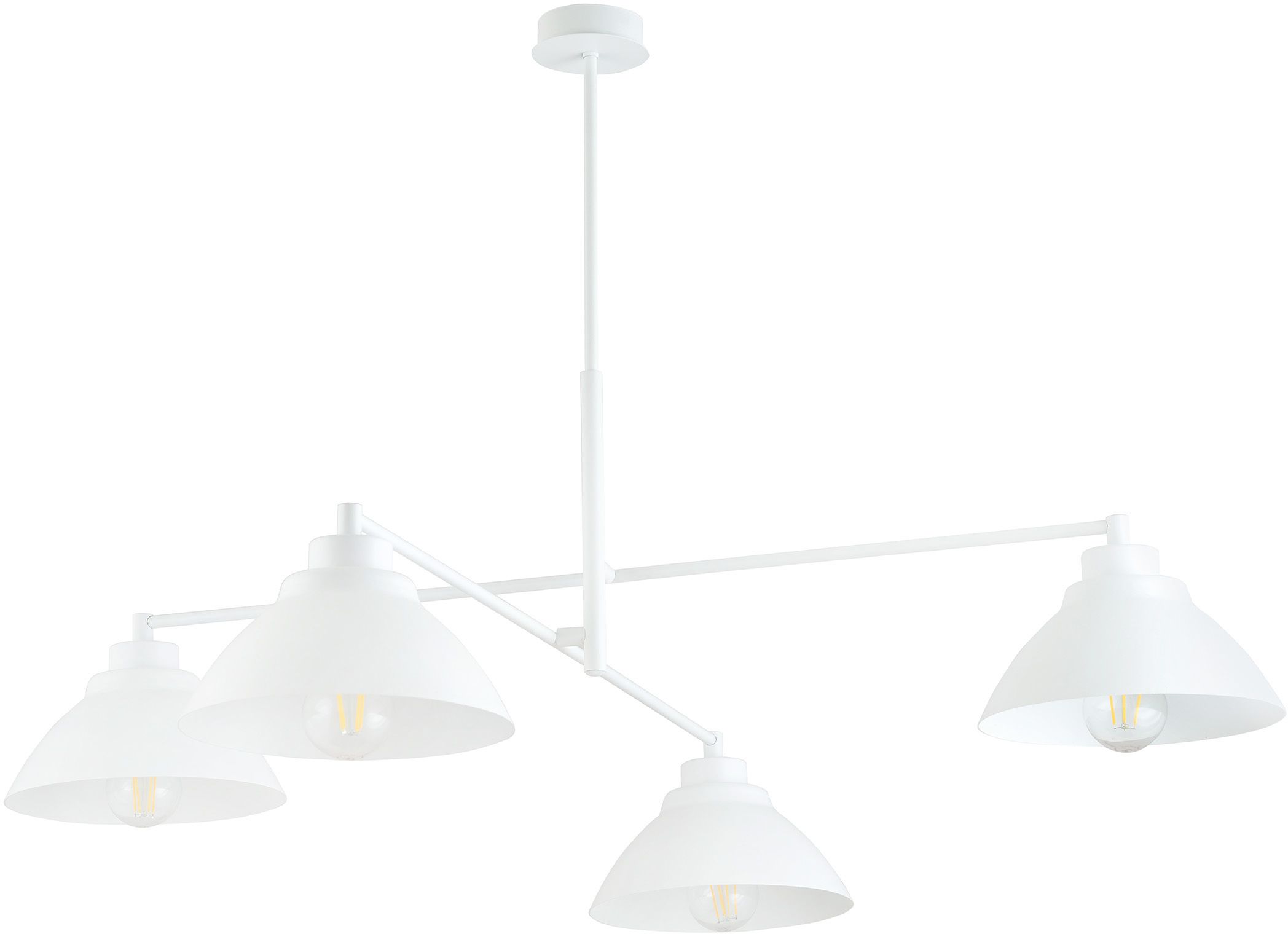 Emibig Maverick lampă de tavan 4x15 W alb 1212/4