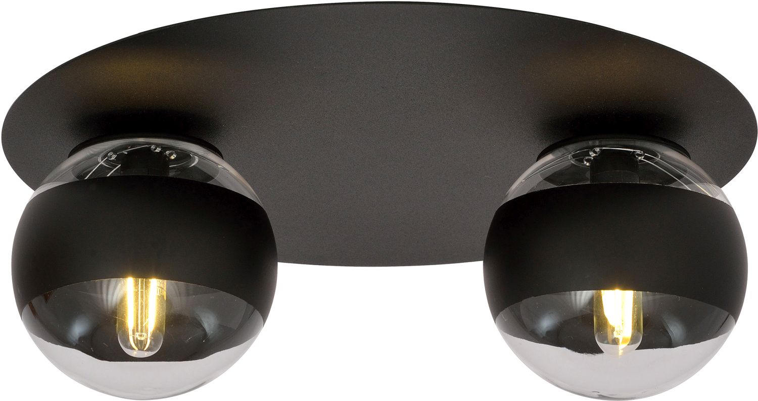 Emibig Solar Stripe lampă de tavan 2x10 W negru-transparent 1129/2