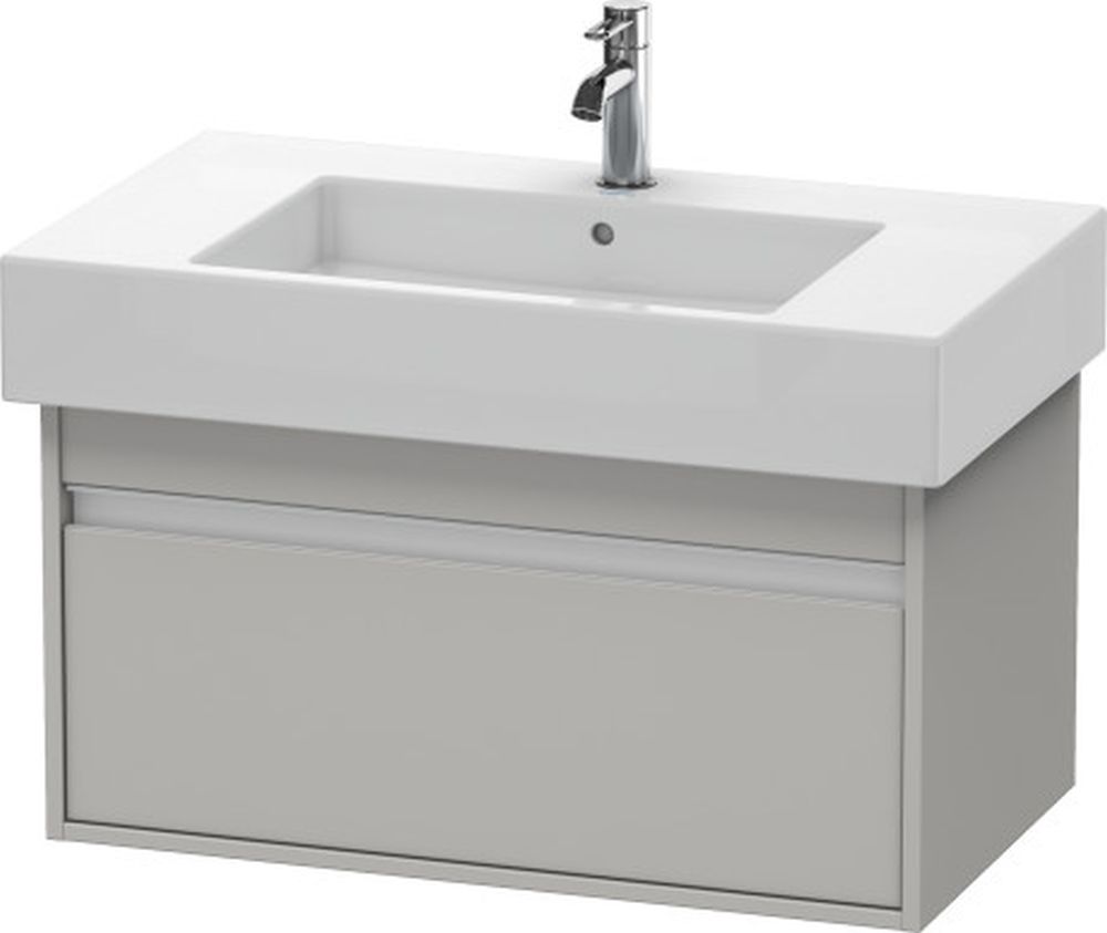 Duravit Ketho dulap 80x45.5x41 cm dulap atârnat sub chiuvetă gri KT669000707