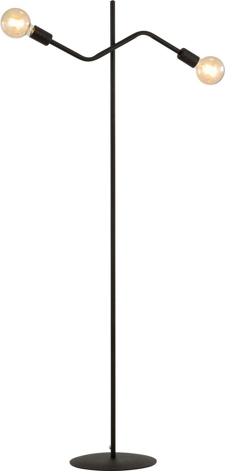 Emibig Frix lampă de podea 2x15 W negru 1126/LP2