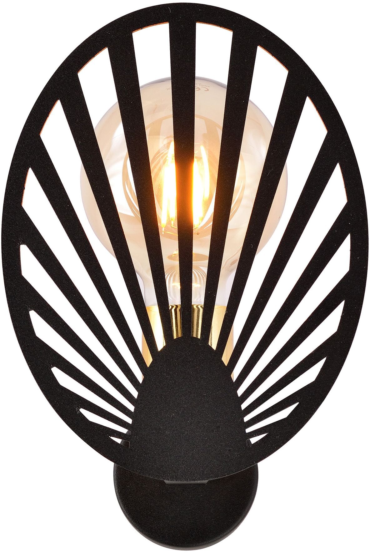 Emibig Playa lampă de perete 1x15 W negru-auriu 1146/K1