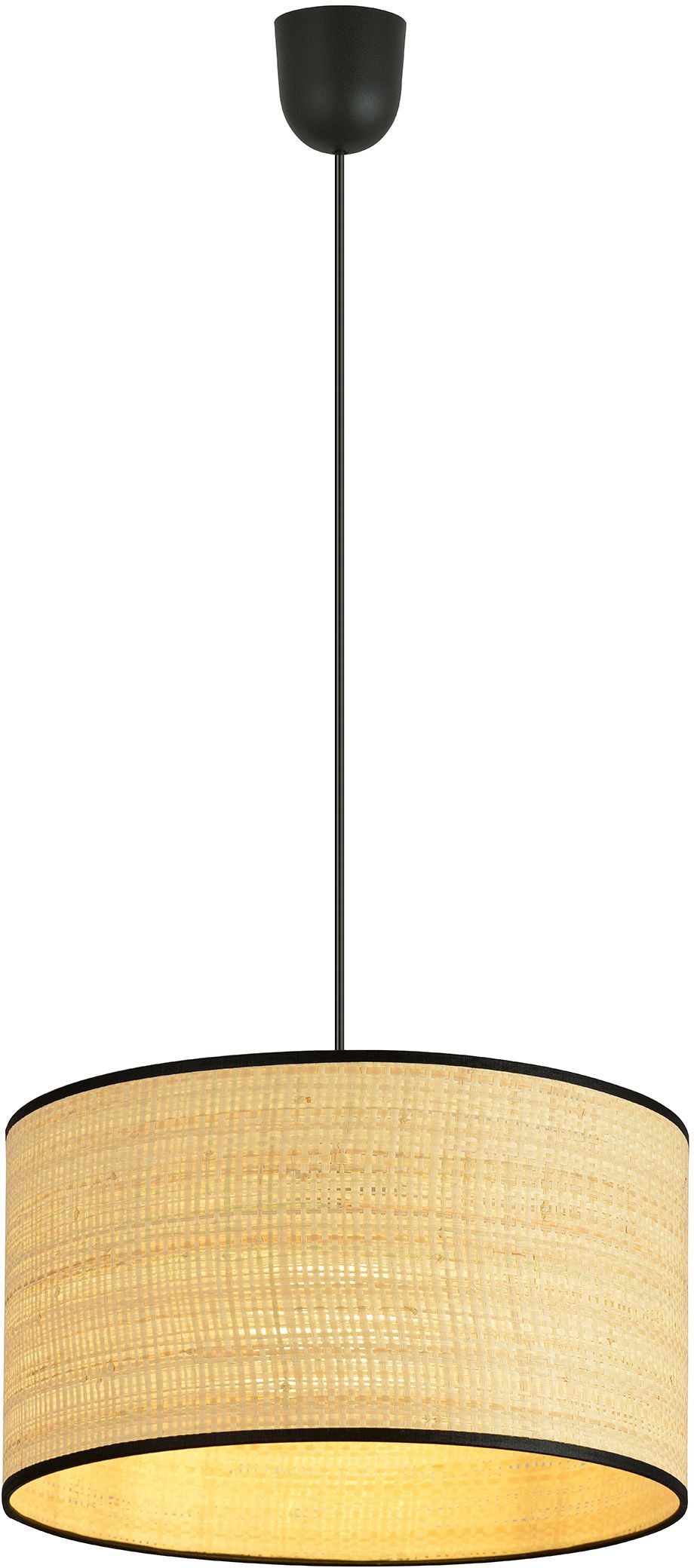 Emibig Aston lampă suspendată 1x15 W negru-bej 1149/1