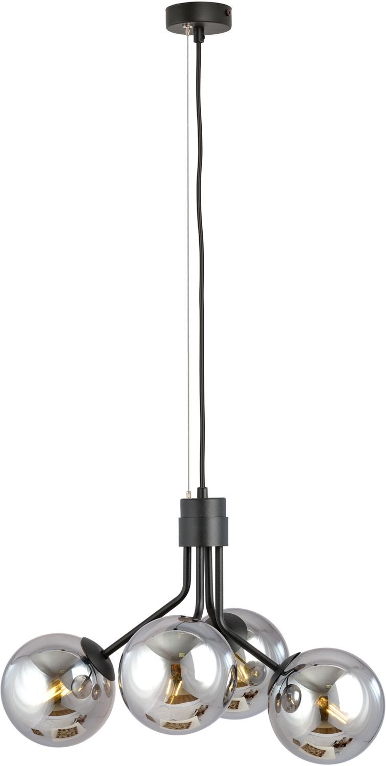 Emibig Nova lampă suspendată 4x40 W negru-grafit 1140/4