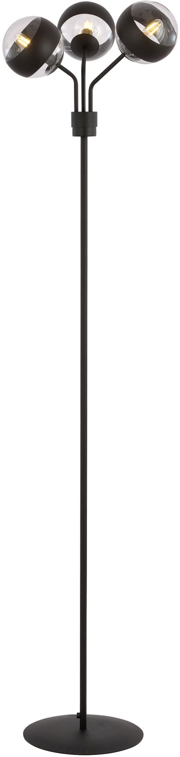 Emibig Nova Stripe lampă de podea 3x10 W negru-transparent 1139/LP3