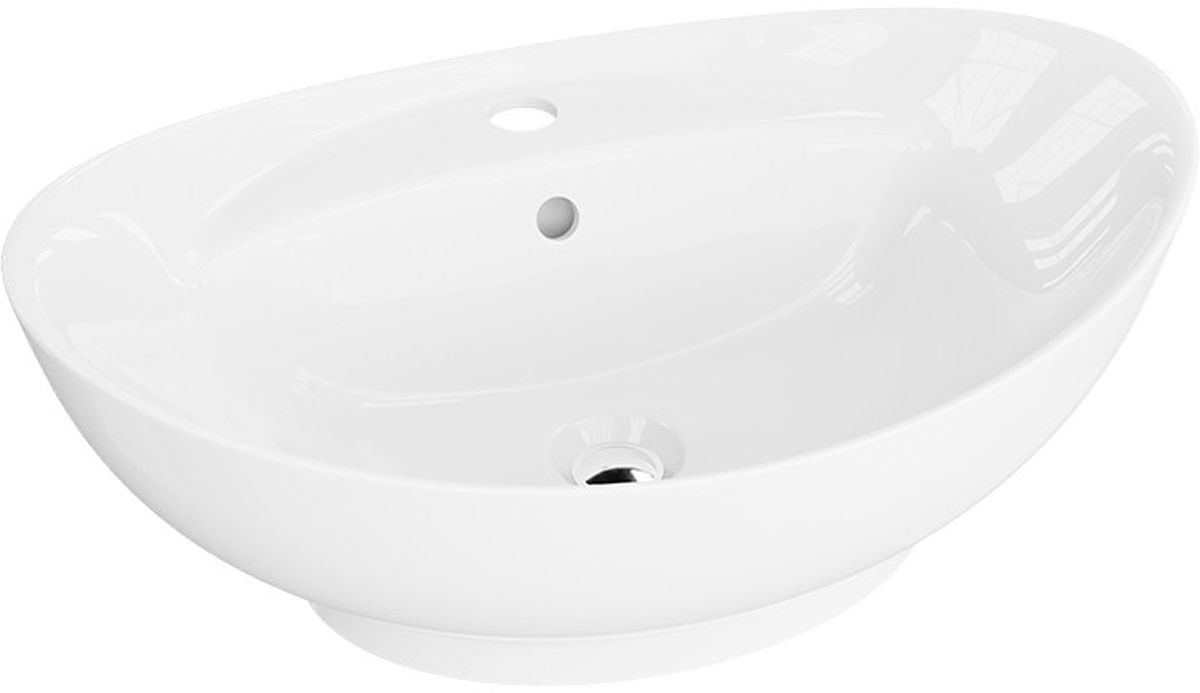 LaVita Terra lavoar 59.5x39 cm ovale de blat alb 5900378325987