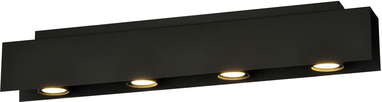 Emibig Kenno lampă de tavan 4x8 W negru 1141/4