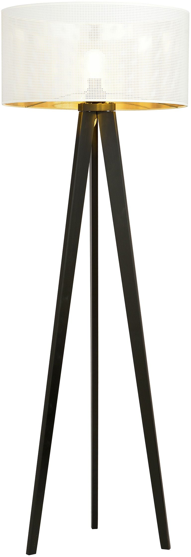 Emibig Aston lampă de podea 1x15 W alb-negru-auriu 1147/LP1