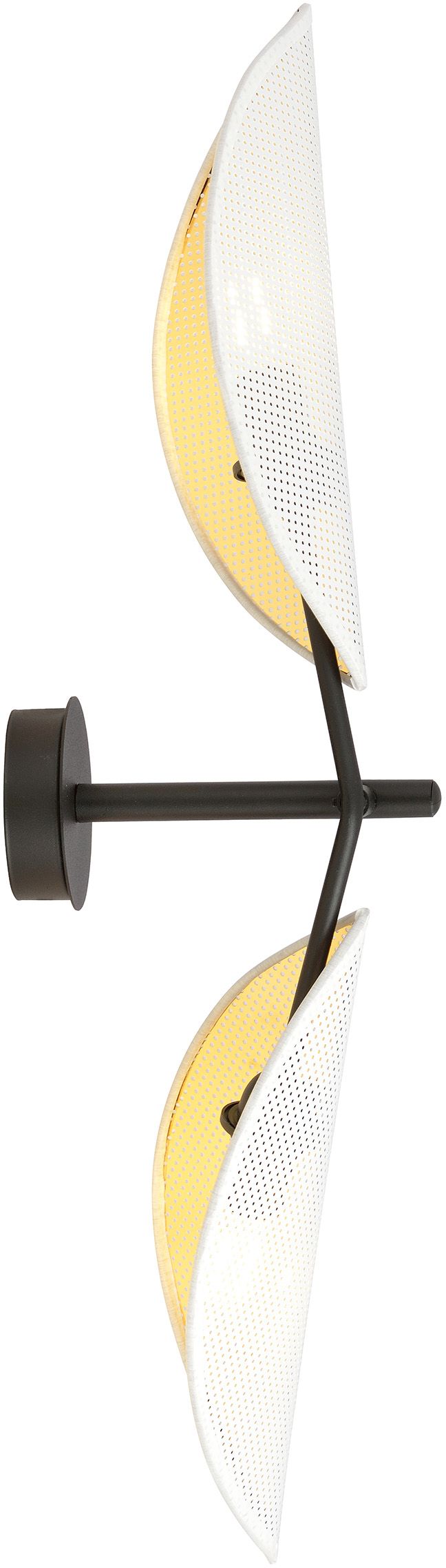 Emibig Vene lampă de perete 2x10 W alb-negru-auriu 1159/K2
