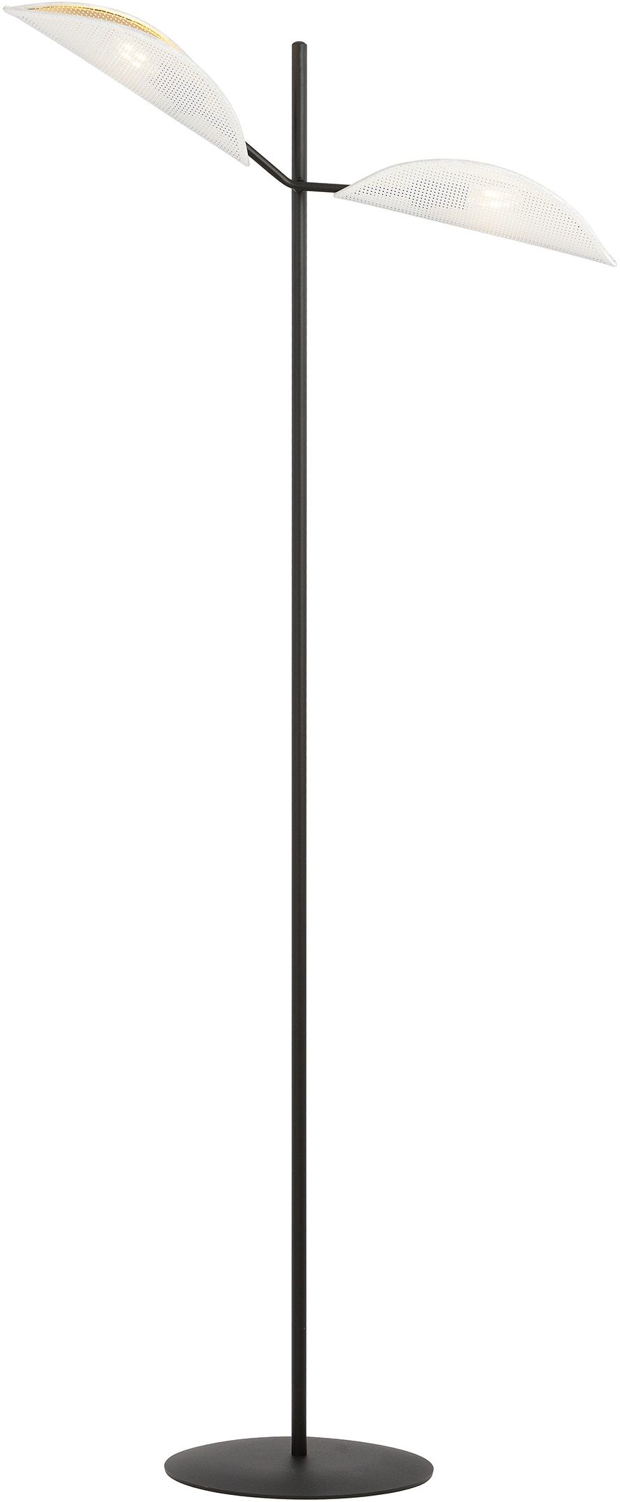 Emibig Vene lampă de podea 2x10 W alb-negru-auriu 1159/LP2