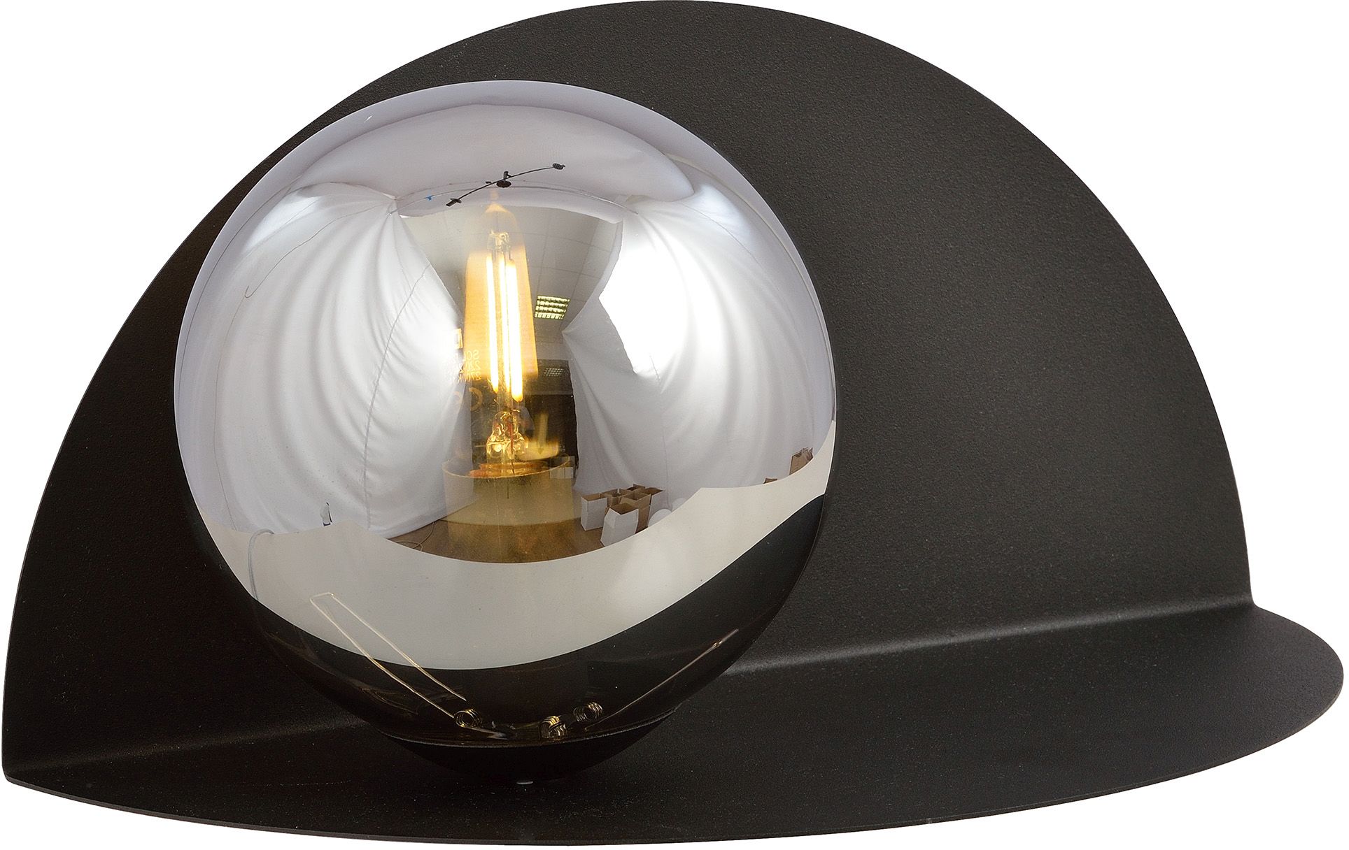 Emibig Form lampă de perete 1x10 W negru-grafit 1166/8