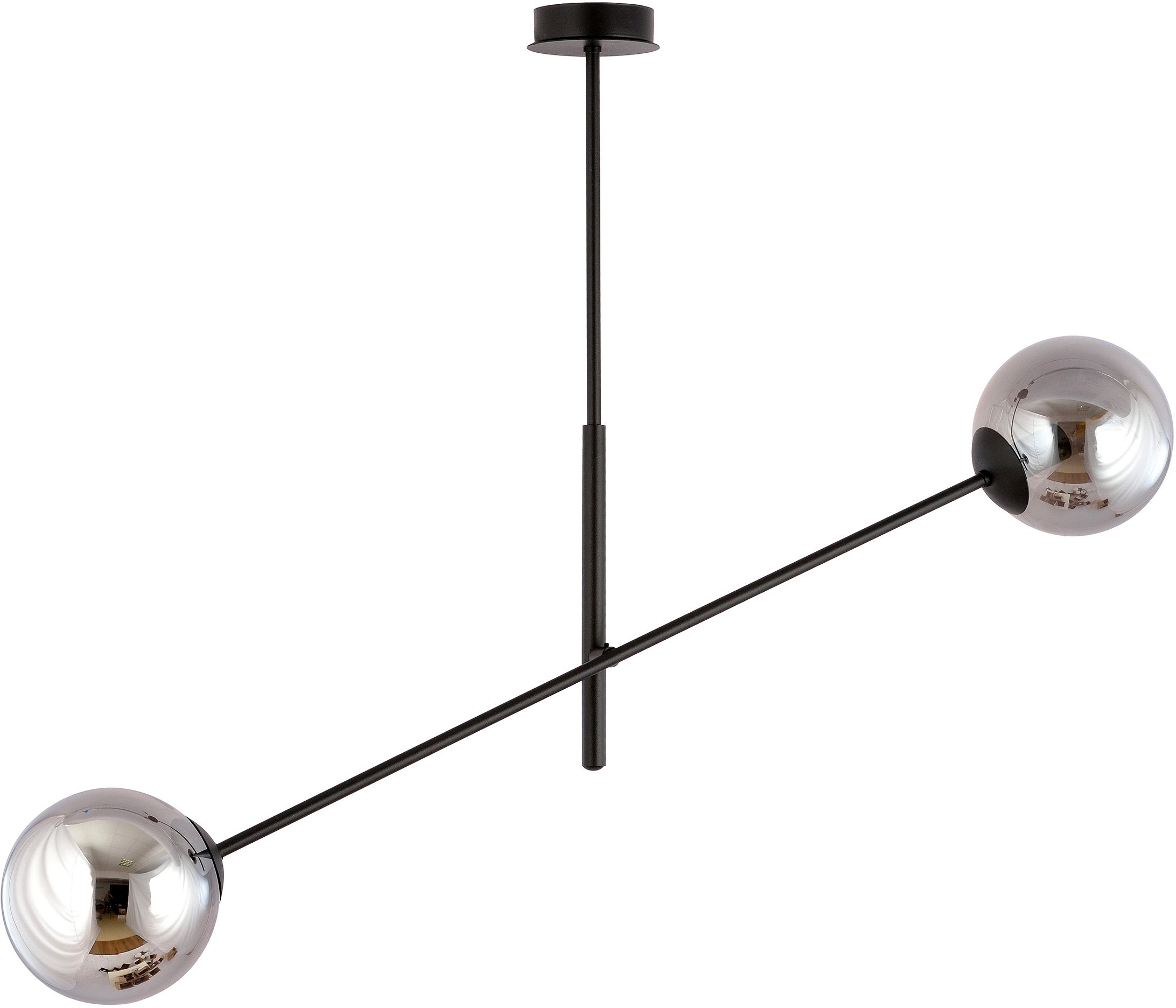 Emibig Linear lampă de tavan 2x10 W negru-grafit 1167/2