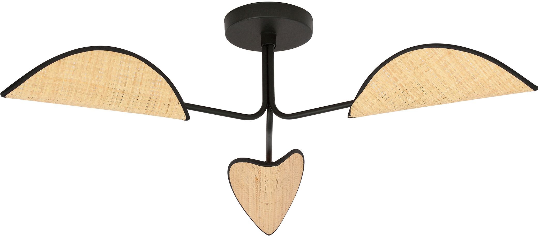 Emibig Gomez lampă de tavan 3x40 W negru-bej 1172/3
