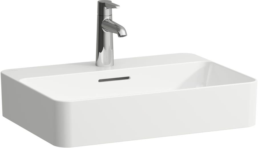 Laufen Val lavoar 55x40 cm dreptunghiular de blat alb luciu H8122844001041