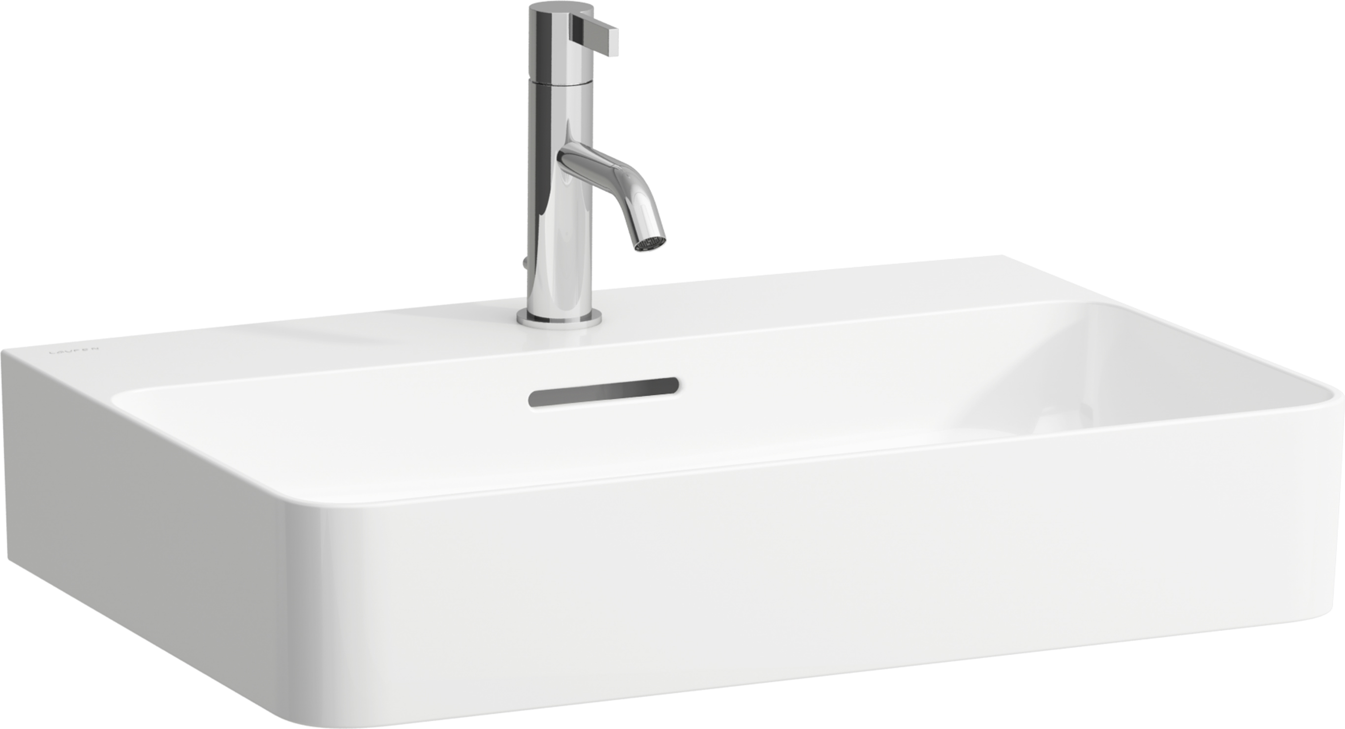 Laufen Val lavoar 60x42 cm dreptunghiular clasică-de blat alb luciu H8162834001041