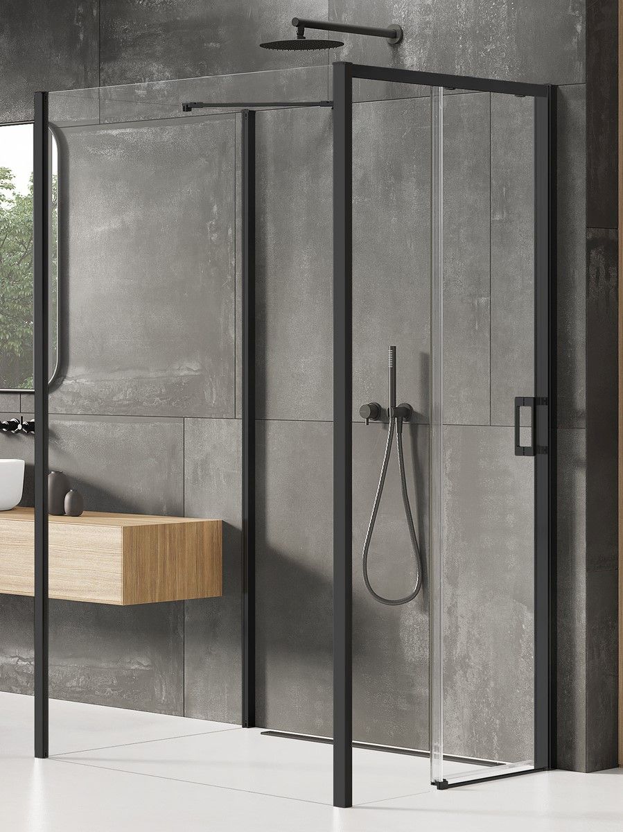 New Trendy Prime Black cabină de duș 120x120 cm pătrat K-1617