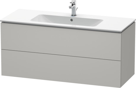 Duravit L-Cube dulap 122x48.1x55 cm sub chiuveta pe perete gri LC624300707