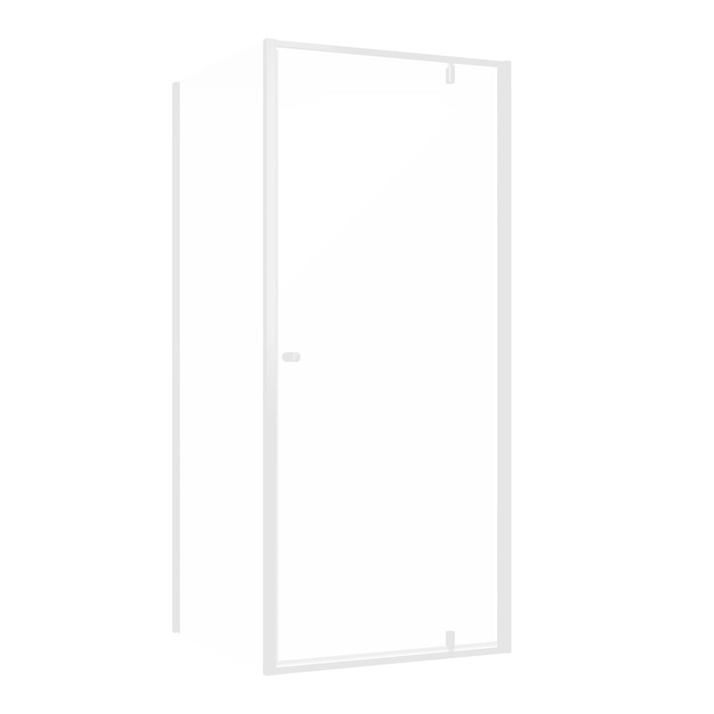 Sealskin Contour cabină de duș 90x90 cm pătrat alb mat/sticlă transparentă CD180906025100