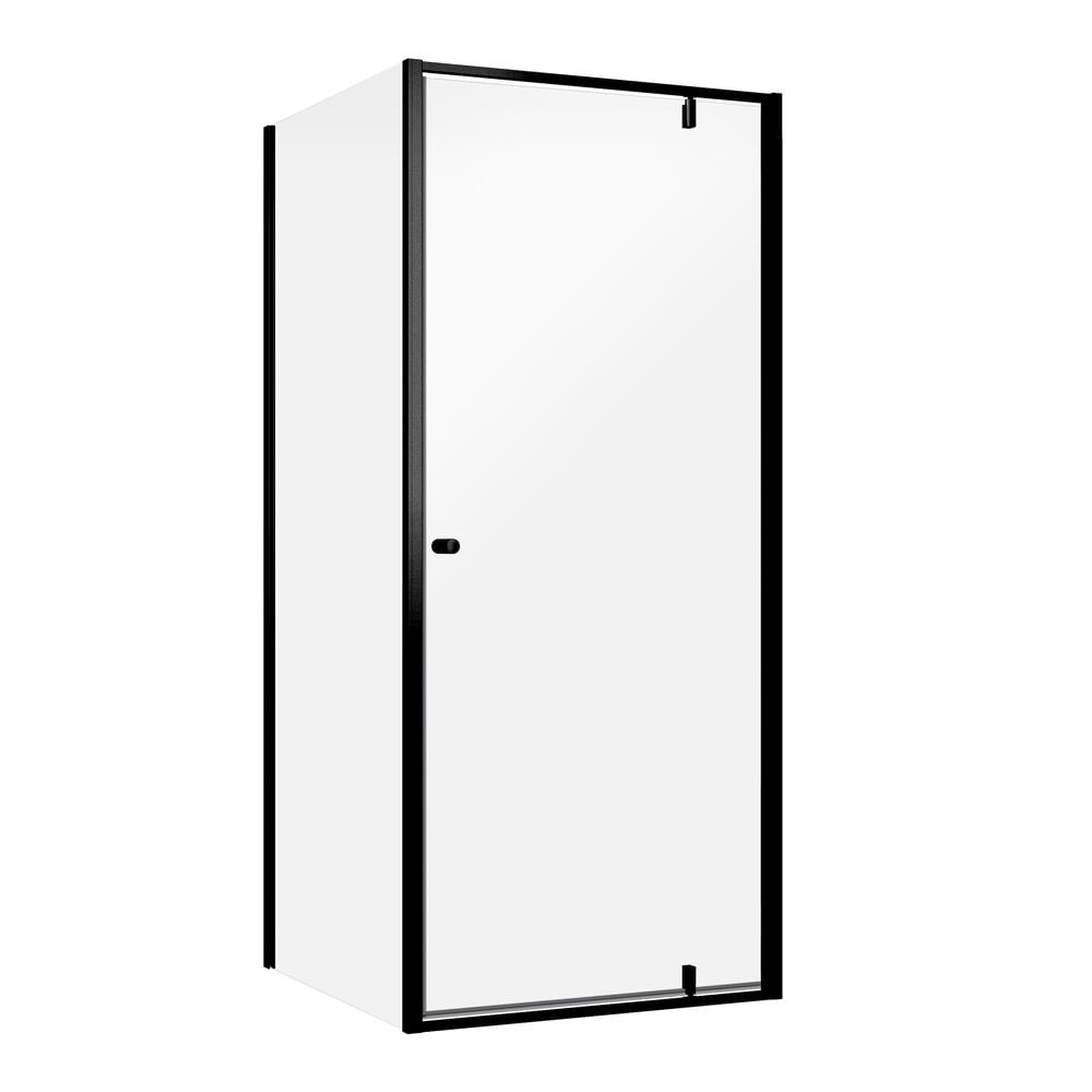 Sealskin Contour cabină de duș 90x90 cm pătrat negru mat/sticlă transparentă CD180906195100