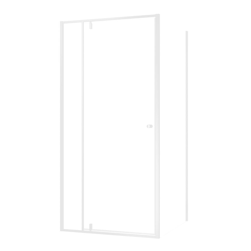 Sealskin Contour cabină de duș 100x100 cm pătrat alb mat/sticlă transparentă CD181006025100