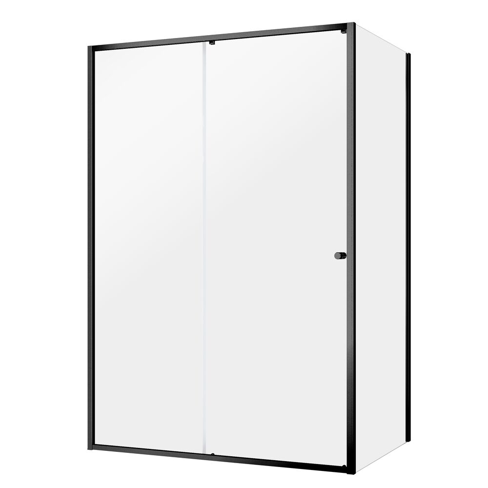 Sealskin Contour cabină de duș 120x90 cm dreptunghiular negru mat/sticlă transparentă CD101296195100