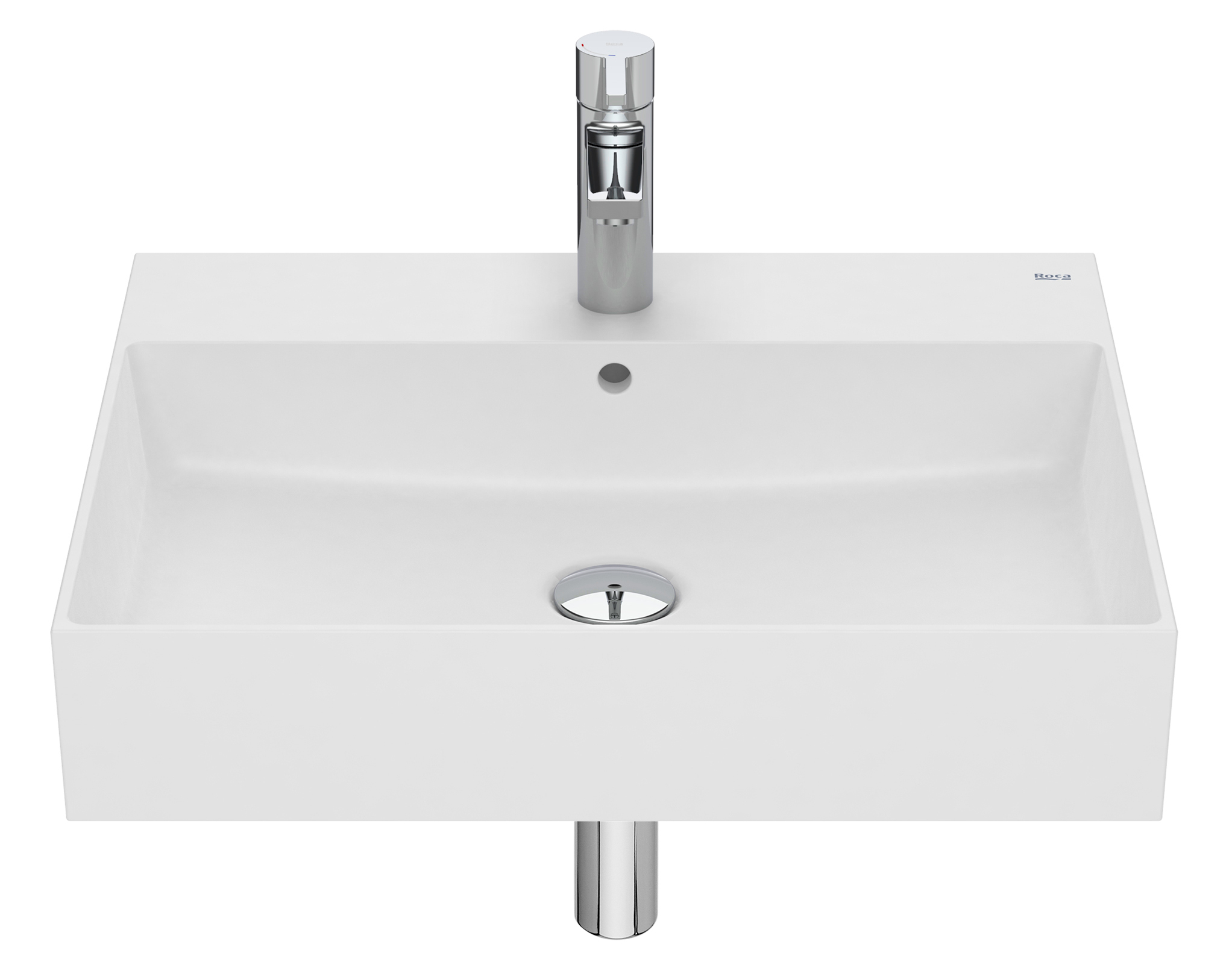 Roca Inspira lavoar 60x49 cm dreptunghiular clasică alb A32752C620