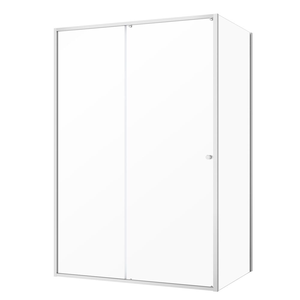 Sealskin Contour cabină de duș 140x90 cm dreptunghiular periat/sticlă transparentă CD101496325100