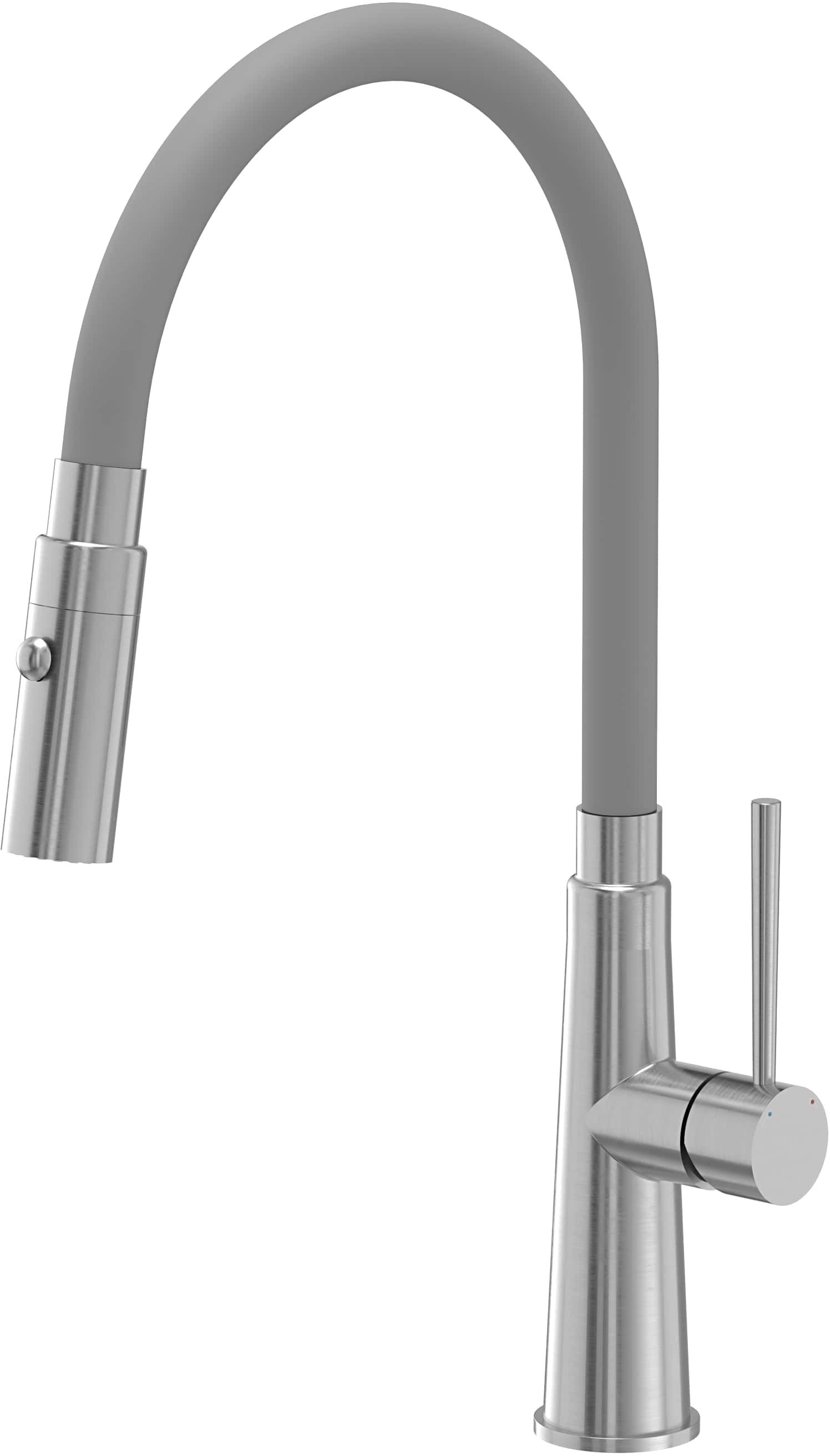 Quadron Gina baterie bucătărie pe picior oţel inoxidabil-grafit/gri 3922505_BSGR