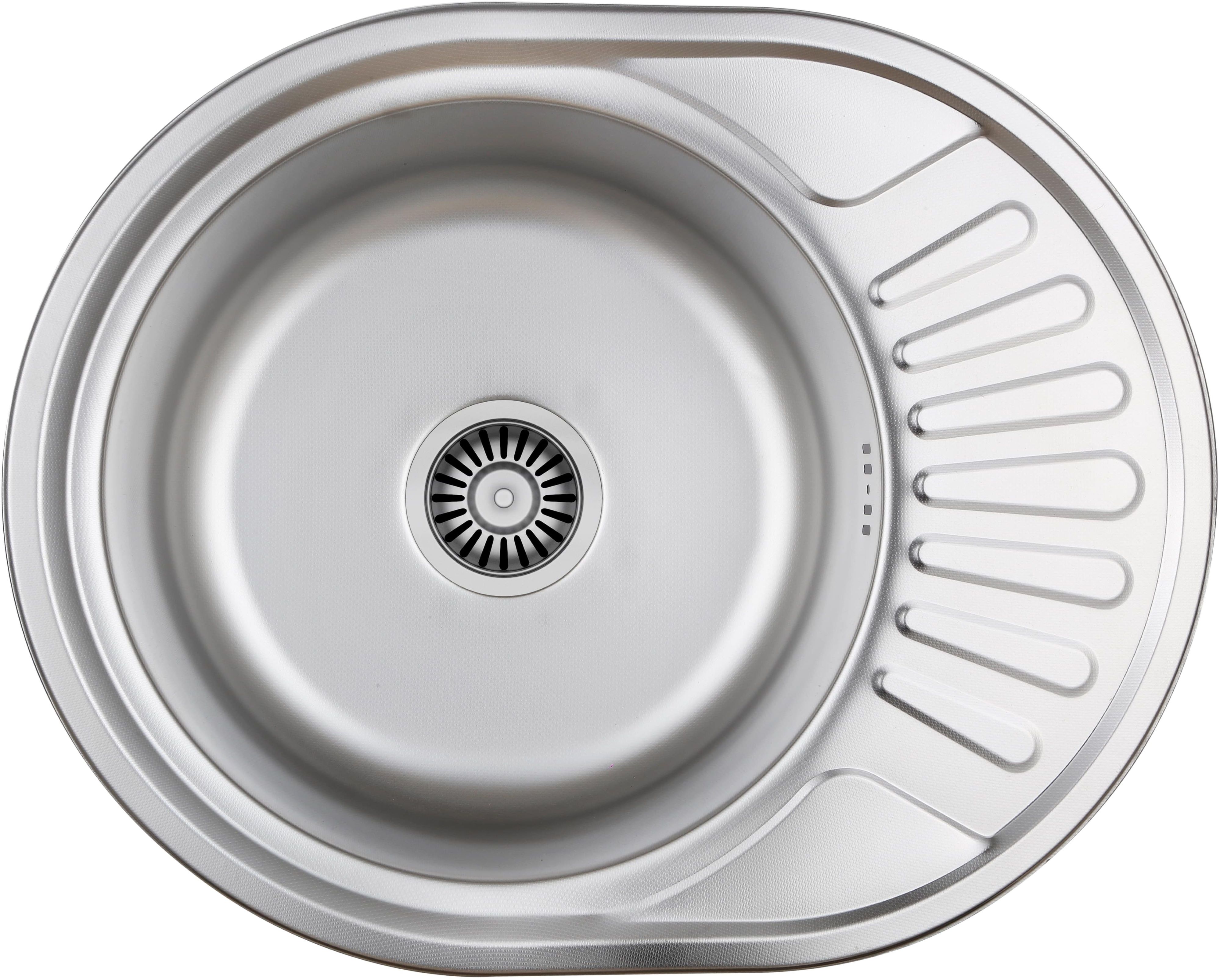 Quadron Jim 216 chiuveta din oțel cu sifon 57x45 cm HD216LEN5745