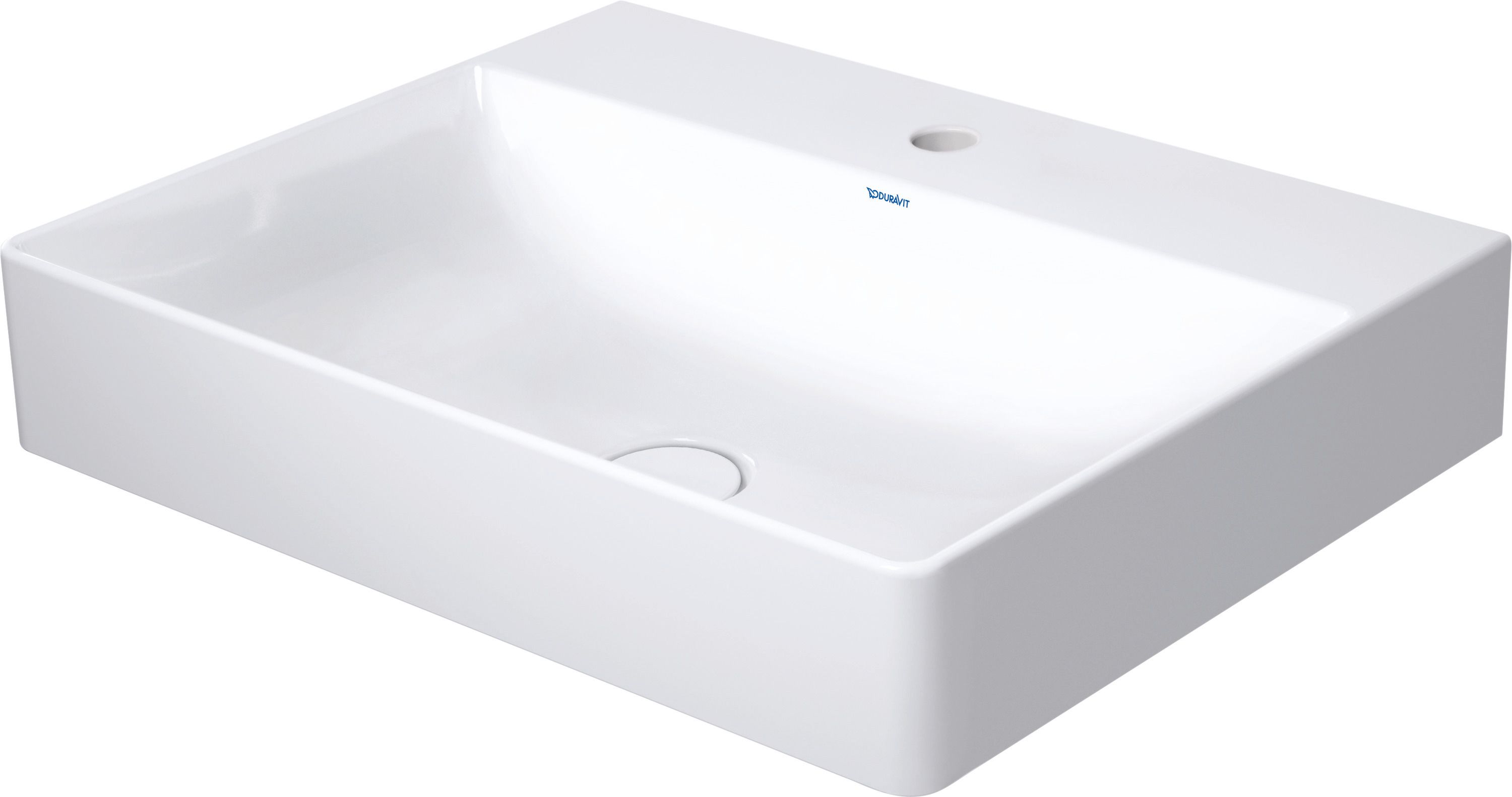 Duravit DuraSquare lavoar 60x47 cm dreptunghiular clasică-mobilier alb 23536000711