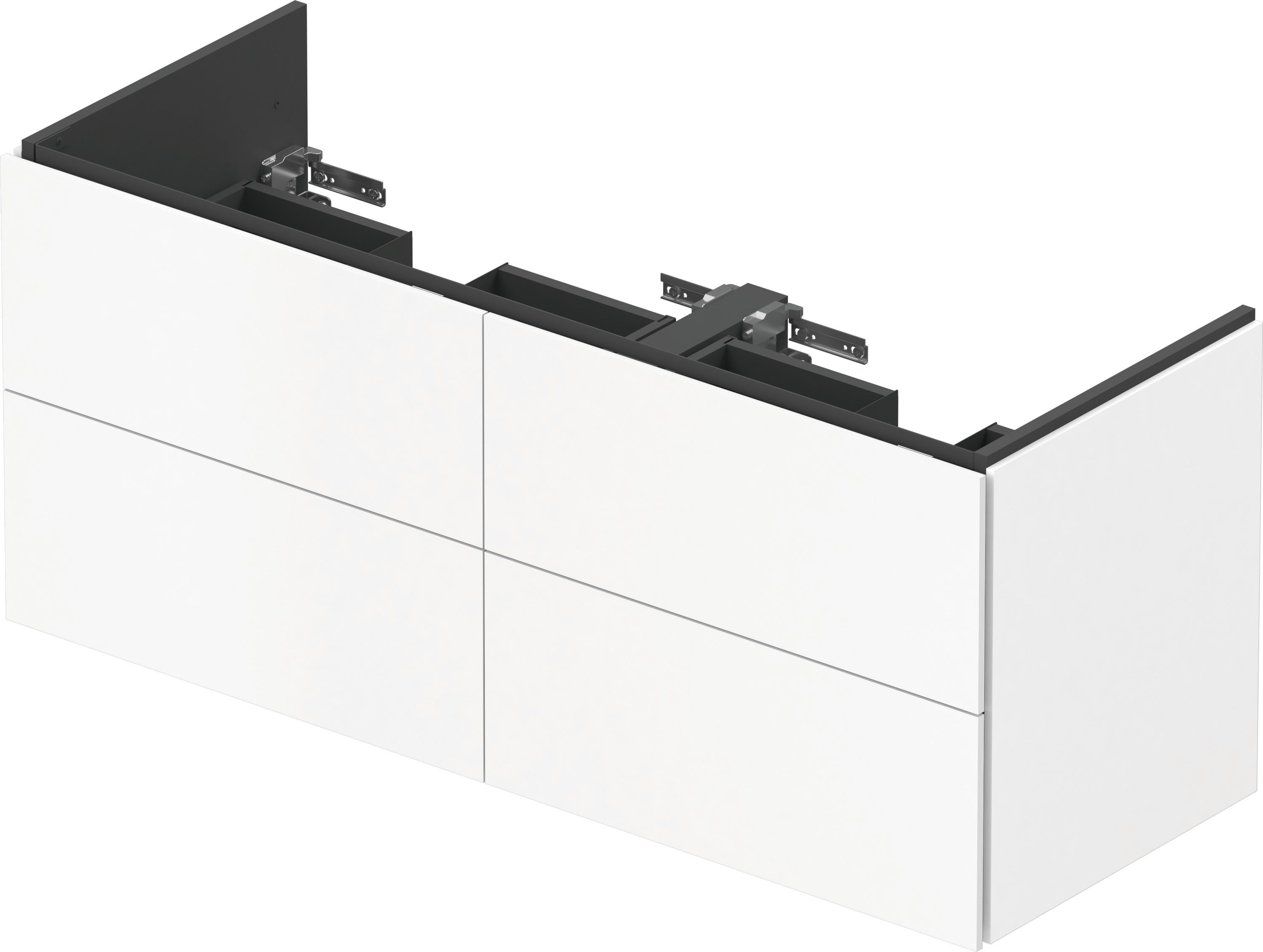 Duravit L-Cube dulap 129x48.1x55 cm sub chiuveta pe perete alb LC625901818